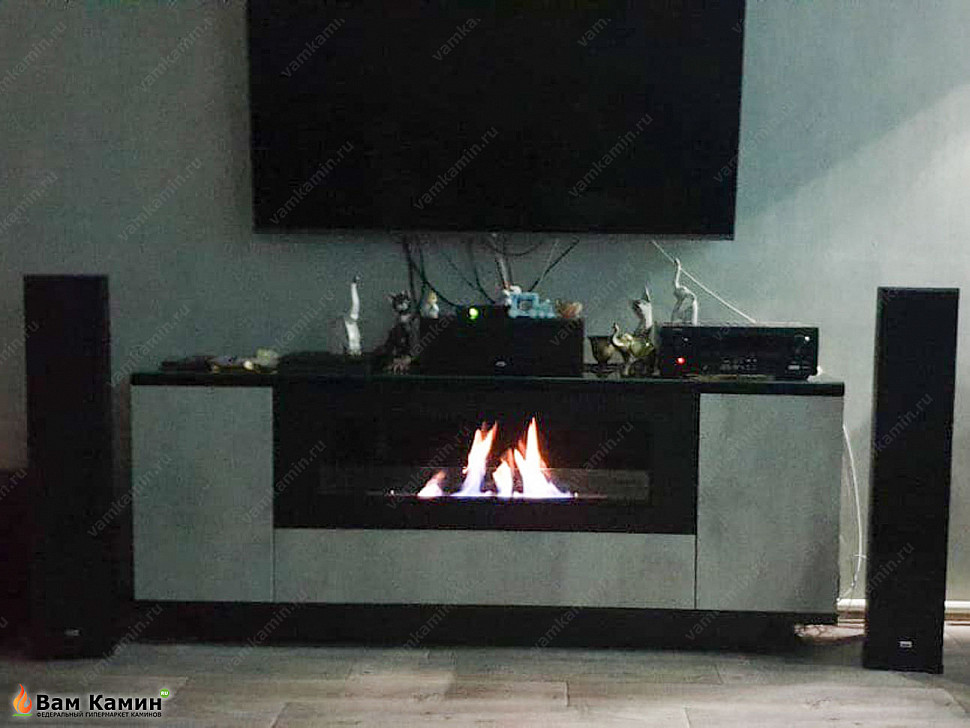 Биокамин в нишу SteelHeat LONG 1200 Small Биокамин в нишу SteelHeat LONG 1200 Small